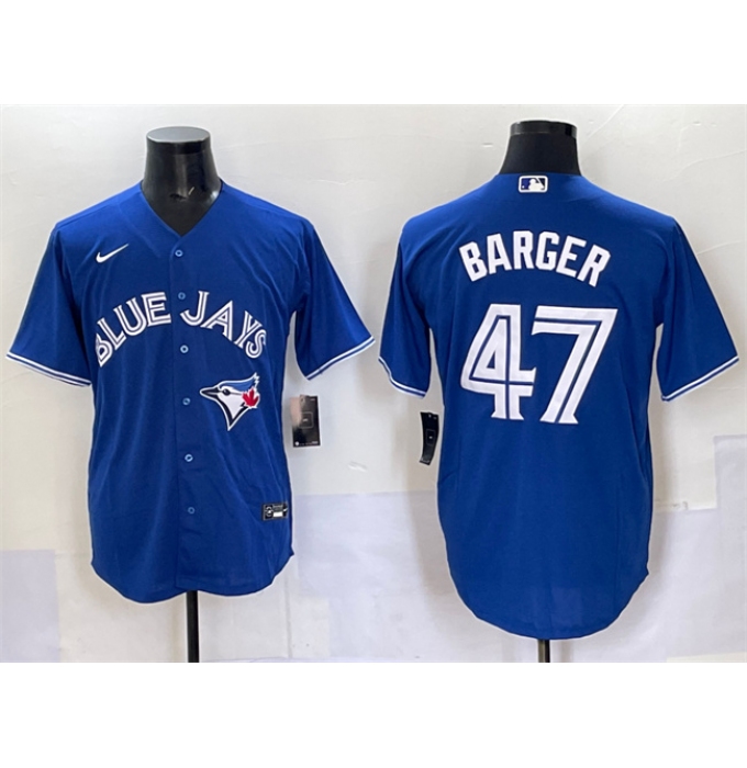 Men's Toronto Blue Jays #47 Addison Barger Royal Cool Base Stitched Baseball Jersey