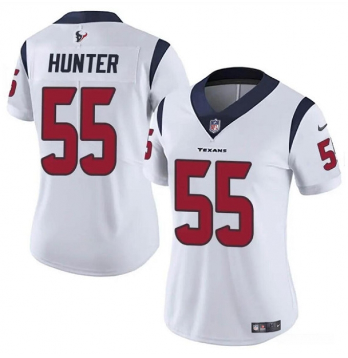 Women's Houston Texans #55 Danielle Hunter White Vapor Untouchable Limited Stitched Jersey