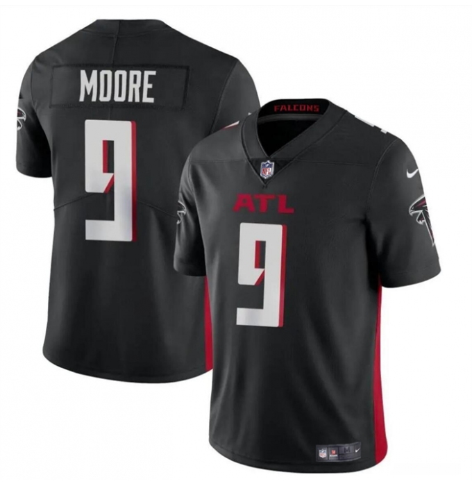 Men's Atlanta Falcons #9 Rondale Moore Black Vapor Untouchable Limited Football Stitched Jersey
