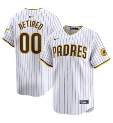 Men's San Diego Padres Customized White 2024 Home Limited Stitched Jersey