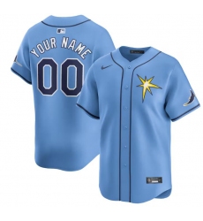 Men's Tampa Bay Rays Active Player Custom Light Blue Alternate Stitched Baseball Jersey